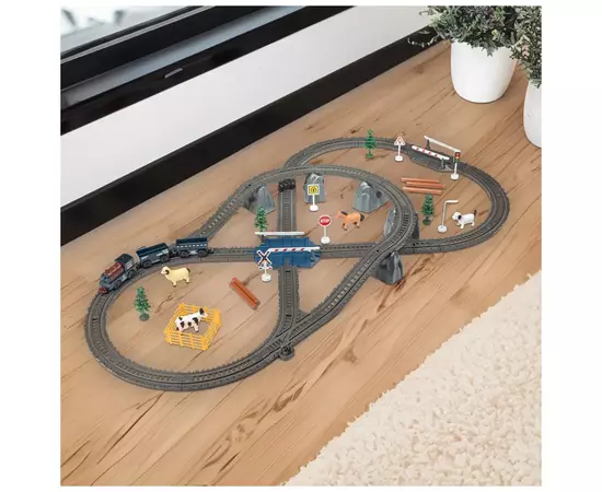 Залізниця Otamanko Мандрівний Експрес електрична залізниця 90 деталей (AU2885), зображення 10 Залізниця Otamanko Мандрівний Експрес електрична залізниця 90 деталей (AU2885), зображення 10