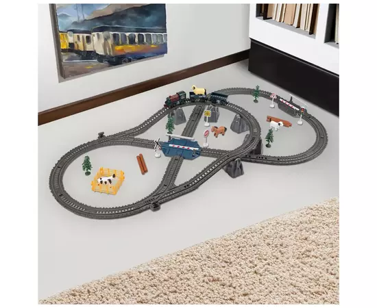 Залізниця Otamanko Мандрівний Експрес електрична залізниця 90 деталей (AU2885), зображення 7 Залізниця Otamanko Мандрівний Експрес електрична залізниця 90 деталей (AU2885), зображення 7