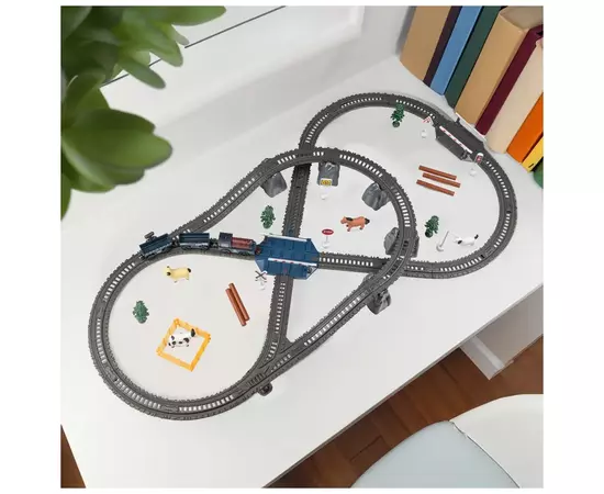 Залізниця Otamanko Мандрівний Експрес електрична залізниця 90 деталей (AU2885), зображення 8 Залізниця Otamanko Мандрівний Експрес електрична залізниця 90 деталей (AU2885), зображення 8