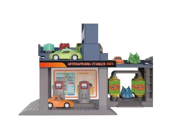 Игровой набор ZIPP Toys Dino автотрек-городская развязка электрический, 8 машинок (6603A), изображение 2 Игровой набор ZIPP Toys Dino автотрек-городская развязка электрический, 8 машинок (6603A), изображение 2