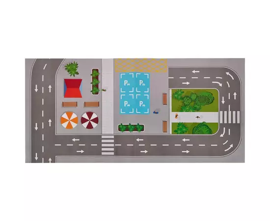 Игровой набор ZIPP Toys Dino автотрек-серпантин электрический, 6 машинок (5501A), изображение 11