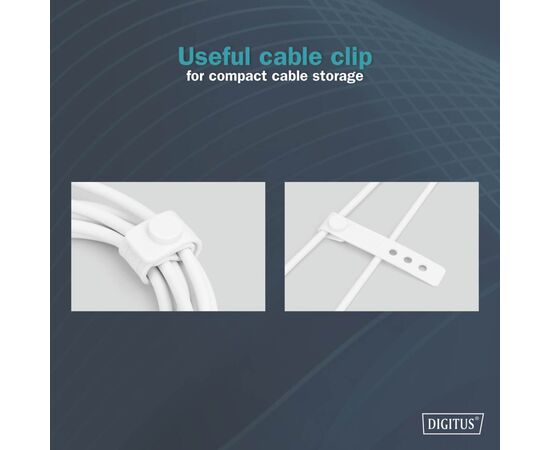 Дата кабель USB-C to Lightning 2.0m USB 2.0 60W silicone white Digitus (AK-600110-020-W), изображение 6 Дата кабель USB-C to Lightning 2.0m USB 2.0 60W silicone white Digitus (AK-600110-020-W), изображение 6