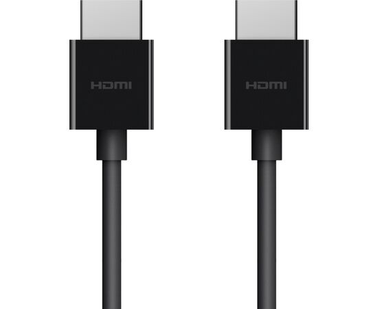 Кабель мультимедийный HDMI to HDMI 2.0m v2.1 High Speed Ethernet Belkin (AV10175BT2MBKV2)