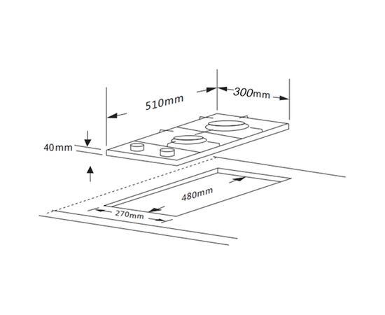 Варочная поверхность Interline HGG 330 MCK BA, изображение 8 Варочная поверхность Interline HGG 330 MCK BA, изображение 8