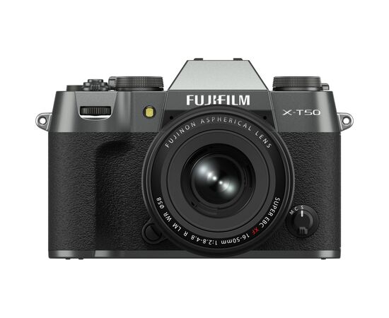 Цифровой фотоаппарат Fujifilm X-T50 + XF16-50mmF2.8-4.8 R LM WR Kit Charcoal silver (16828650), изображение 2 Цифровой фотоаппарат Fujifilm X-T50 + XF16-50mmF2.8-4.8 R LM WR Kit Charcoal silver (16828650), изображение 2