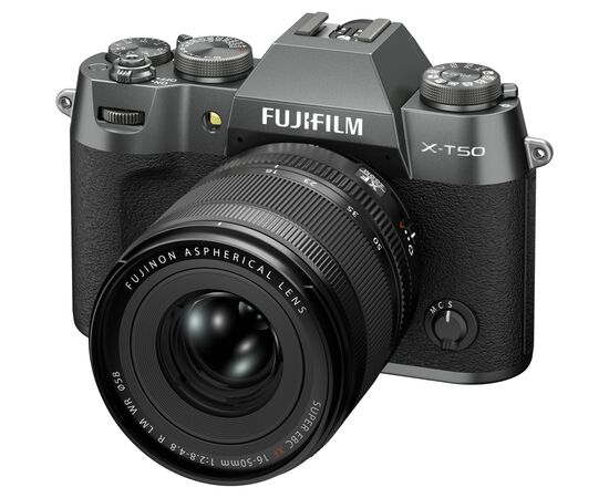 Цифровий фотоапарат Fujifilm X-T50 + XF16-50mmF2.8-4.8 R LM WR Kit Charcoal silver (16828650)