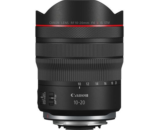 Объектив Canon RF 10-20mm f/4 L IS STM (6182C005), изображение 2 Объектив Canon RF 10-20mm f/4 L IS STM (6182C005), изображение 2