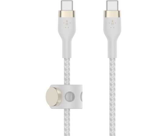 Дата кабель USB-C to USB-C 2.0m 60W White Belkin (CAB011BT2MWH), изображение 4 Дата кабель USB-C to USB-C 2.0m 60W White Belkin (CAB011BT2MWH), изображение 4