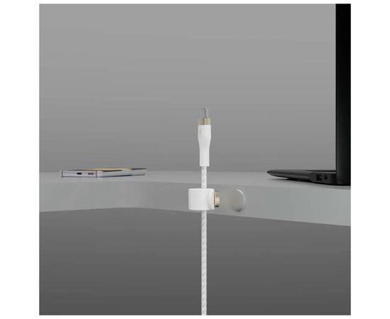 Дата кабель USB-C to USB-C 2.0m 60W White Belkin (CAB011BT2MWH), изображение 9 Дата кабель USB-C to USB-C 2.0m 60W White Belkin (CAB011BT2MWH), изображение 9