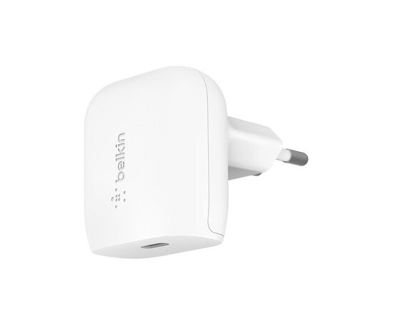 Зарядное устройство Belkin 20W USB-C PD PPS white (WCA006VFWH)
