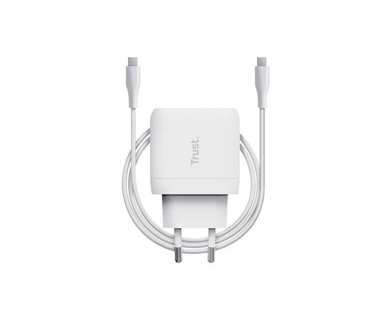 Зарядное устройство Trust Maxo 45W USB-C PD white (25138_TRUST), изображение 6 Зарядное устройство Trust Maxo 45W USB-C PD white (25138_TRUST), изображение 6