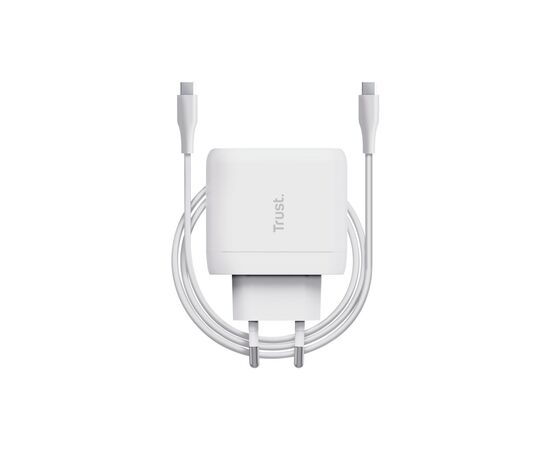 Зарядное устройство Trust Maxo 65W USB-C PD white (25139_TRUST), изображение 7 Зарядное устройство Trust Maxo 65W USB-C PD white (25139_TRUST), изображение 7