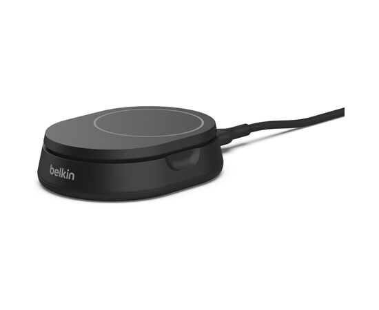 Зарядное устройство Belkin 15W Magnetic Stand Qi2 20W adapter USB-C black (WIA008VFBK), изображение 3 Зарядное устройство Belkin 15W Magnetic Stand Qi2 20W adapter USB-C black (WIA008VFBK), изображение 3