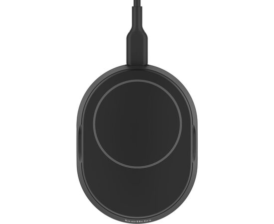 Зарядное устройство Belkin 15W Magnetic Stand Qi2 20W adapter USB-C black (WIA008VFBK), изображение 5 Зарядное устройство Belkin 15W Magnetic Stand Qi2 20W adapter USB-C black (WIA008VFBK), изображение 5