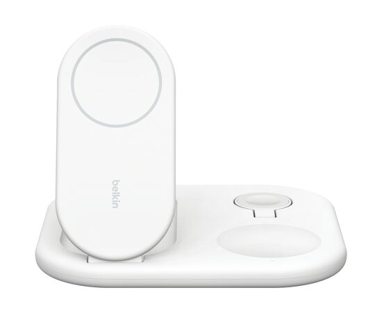 Зарядное устройство Belkin 3in1 Magnetic Foldable iPhone/Watch/AirPods Qi2 15W white (WIZ029VFWH)