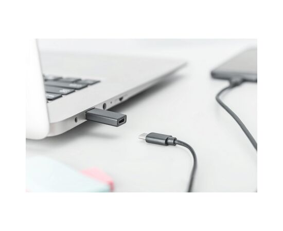 Перехідник USB-A to USB-C (M/F) 3A 5GB ver.3.0 Digitus (AK-300524-000-S), зображення 3