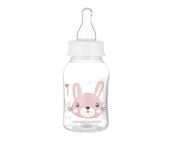 Бутылочка для кормления Canpol babies Cute Animals стандартна 120 мл рожева рожев (11/851_pin), изображение 2 Бутылочка для кормления Canpol babies Cute Animals стандартна 120 мл рожева рожев (11/851_pin), изображение 2