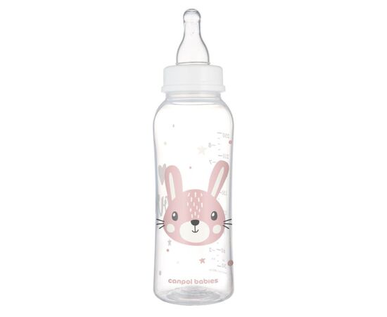 Бутылочка для кормления Canpol babies Cute Animals стандартна 250 мл рожева рожев (11/841_pin), изображение 2 Бутылочка для кормления Canpol babies Cute Animals стандартна 250 мл рожева рожев (11/841_pin), изображение 2