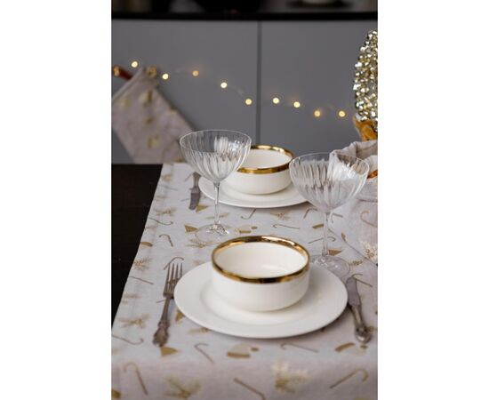 Дорожка на стол Прованс Шапочки на бежевом 40х140 см (036818), изображение 3 Дорожка на стол Прованс Шапочки на бежевом 40х140 см (036818), изображение 3