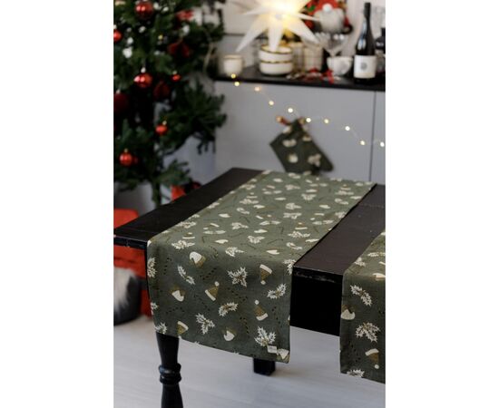 Дорожка на стол Прованс Шапочки на зеленом 40х140 см (036820), изображение 5 Дорожка на стол Прованс Шапочки на зеленом 40х140 см (036820), изображение 5