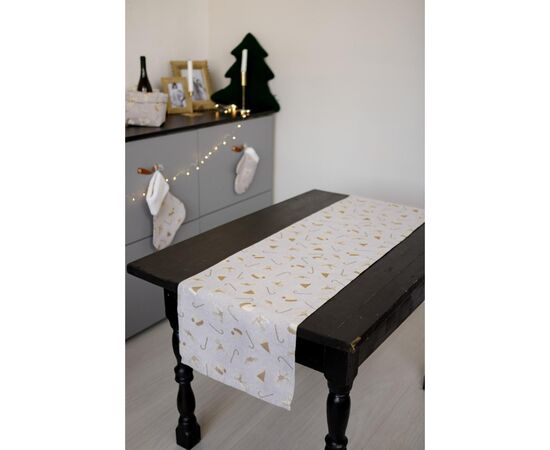 Дорожка на стол Прованс Шапочки на бежевом 40х180 см (036824), изображение 2 Дорожка на стол Прованс Шапочки на бежевом 40х180 см (036824), изображение 2