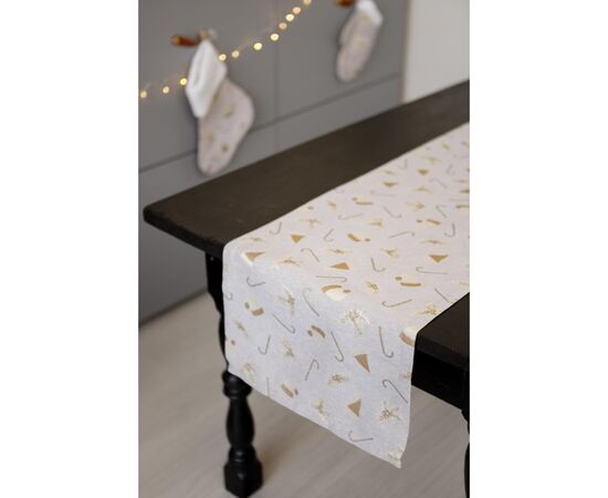 Дорожка на стол Прованс Шапочки на бежевом 40х180 см (036824), изображение 5 Дорожка на стол Прованс Шапочки на бежевом 40х180 см (036824), изображение 5