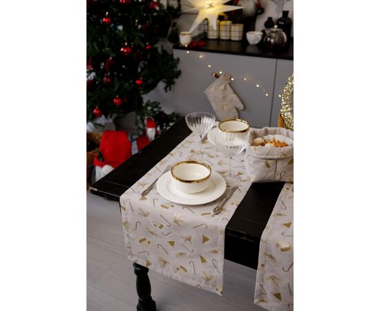 Дорожка на стол Прованс Шапочки на бежевом 40х180 см (036824), изображение 6 Дорожка на стол Прованс Шапочки на бежевом 40х180 см (036824), изображение 6