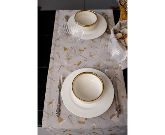 Дорожка на стол Прованс Шапочки на бежевом 40х180 см (036824), изображение 8 Дорожка на стол Прованс Шапочки на бежевом 40х180 см (036824), изображение 8