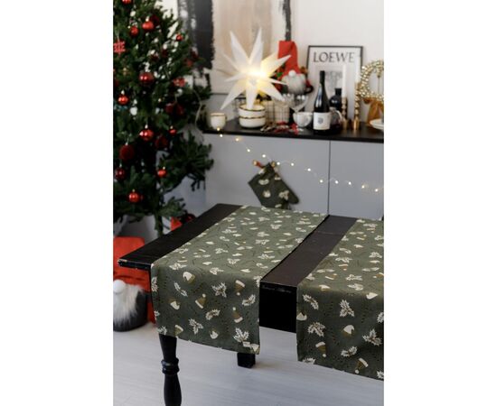 Дорожка на стол Прованс Шапочки на зеленом 40х180 см (036826), изображение 8 Дорожка на стол Прованс Шапочки на зеленом 40х180 см (036826), изображение 8