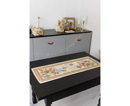 Дорожка на стол Прованс гобеленовая Золотой праздник 40х140 см (036307), изображение 4 Дорожка на стол Прованс гобеленовая Золотой праздник 40х140 см (036307), изображение 4