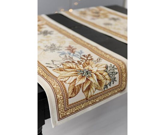Дорожка на стол Прованс гобеленовая Золотой праздник 40х140 см (036307), изображение 6 Дорожка на стол Прованс гобеленовая Золотой праздник 40х140 см (036307), изображение 6