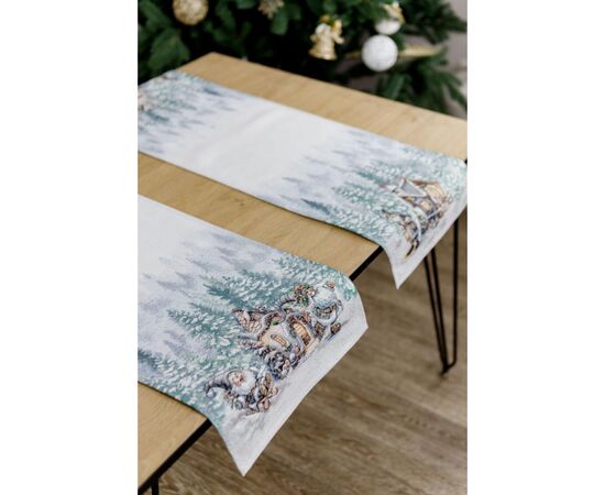 Доріжка на стіл Прованс гобеленова Казкові гноми 40х140 см (038433), зображення 2 Доріжка на стіл Прованс гобеленова Казкові гноми 40х140 см (038433), зображення 2