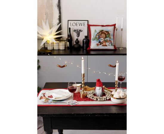 Дорожка на стол Прованс гобеленовая Рождественский костер 35х100 см (036899), изображение 11 Дорожка на стол Прованс гобеленовая Рождественский костер 35х100 см (036899), изображение 11