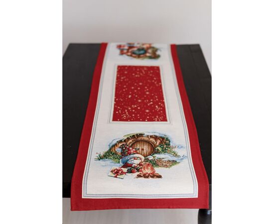 Дорожка на стол Прованс гобеленовая Рождественский костер 35х100 см (036899), изображение 4 Дорожка на стол Прованс гобеленовая Рождественский костер 35х100 см (036899), изображение 4