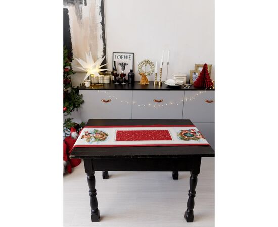 Дорожка на стол Прованс гобеленовая Рождественский костер 35х100 см (036899), изображение 9 Дорожка на стол Прованс гобеленовая Рождественский костер 35х100 см (036899), изображение 9