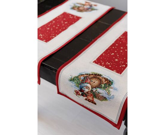 Дорожка на стол Прованс гобеленовая Рождественский костер 40х140 см (036425), изображение 8 Дорожка на стол Прованс гобеленовая Рождественский костер 40х140 см (036425), изображение 8