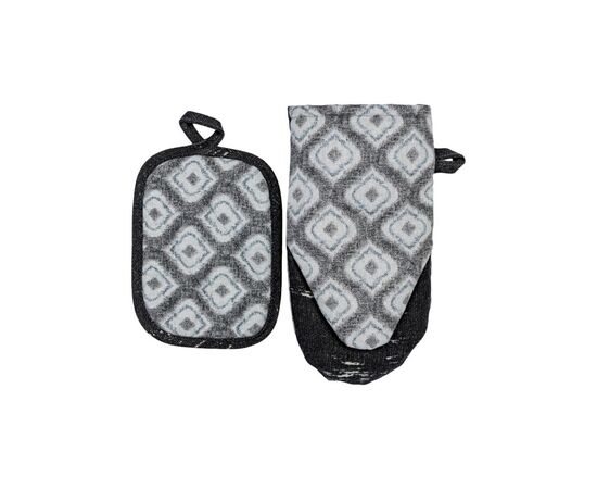 Кухонная прихватка Прованс Набор рукавица 29х15 и прихватка 15х20 Габриэла (035698), изображение 3 Кухонная прихватка Прованс Набор рукавица 29х15 и прихватка 15х20 Габриэла (035698), изображение 3