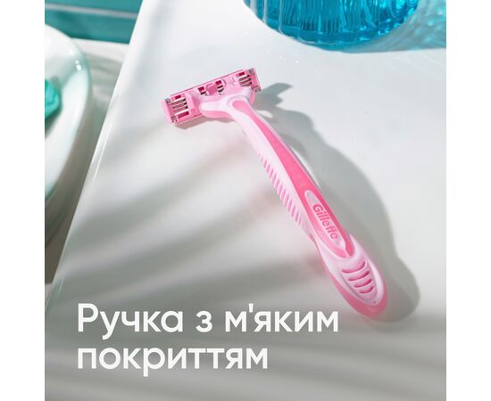 Бритва Gillette Simply Venus 3 12 шт. (7702018070732), изображение 7 Бритва Gillette Simply Venus 3 12 шт. (7702018070732), изображение 7