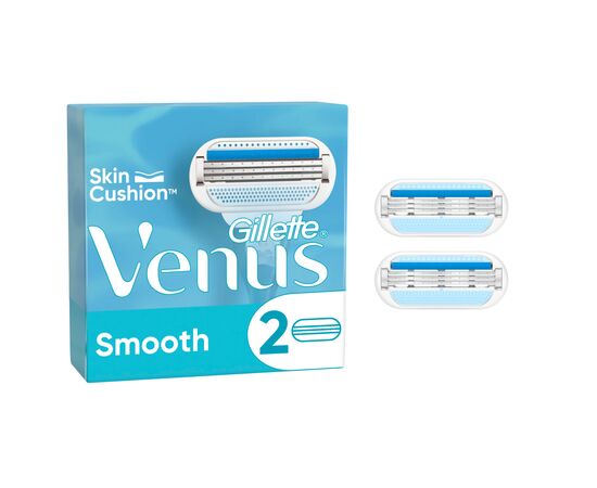 Сменные кассеты Gillette Venus Smooth 2 шт. (7702018490943/7702018495078)