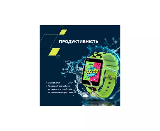 Смарт-годинник Canyon Joyce KW-43 DUAL BT Music Green (CNE-KW43YB), зображення 11 Смарт-годинник Canyon Joyce KW-43 DUAL BT Music Green (CNE-KW43YB), зображення 11