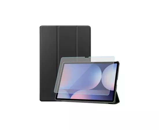 Чехол для планшета AirOn Premium Samsung Galaxy tab S10 Plus 12.4 2024 + film Black (4822356758483)