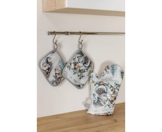 Кухонная прихватка Прованс гобеленовая Сказочные гномы 20х20 см (038469), изображение 3 Кухонная прихватка Прованс гобеленовая Сказочные гномы 20х20 см (038469), изображение 3