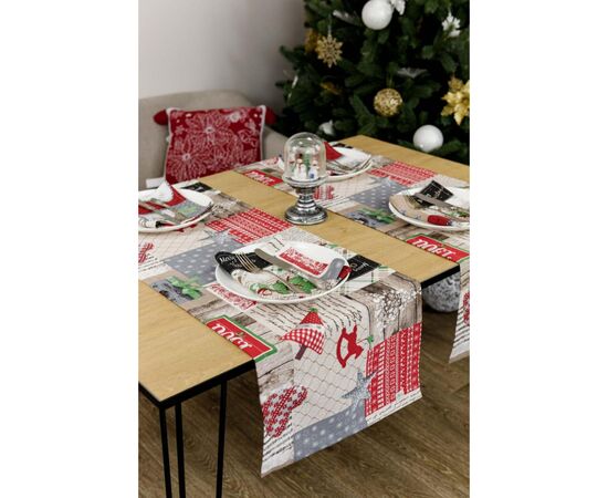 Дорожка на стол Прованс Merry Christmas 40x140 см (031476), изображение 5 Дорожка на стол Прованс Merry Christmas 40x140 см (031476), изображение 5