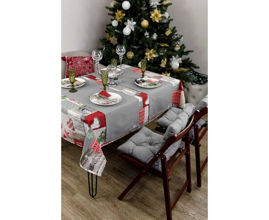 Дорожка на стол Прованс Merry Christmas серая 40x140 см (031480), изображение 2 Дорожка на стол Прованс Merry Christmas серая 40x140 см (031480), изображение 2