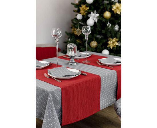 Доріжка на стіл Прованс Merry Christmas червона 40x140 см (031478), зображення 10 Доріжка на стіл Прованс Merry Christmas червона 40x140 см (031478), зображення 10