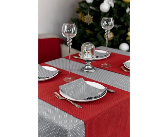 Доріжка на стіл Прованс Merry Christmas червона 40x140 см (031478), зображення 9 Доріжка на стіл Прованс Merry Christmas червона 40x140 см (031478), зображення 9