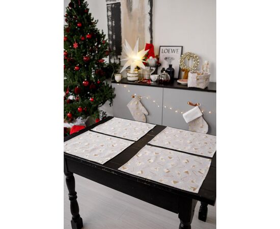 Салфетка на стол Прованс Шапочки на бежевом 35х45 см (036836), изображение 5 Салфетка на стол Прованс Шапочки на бежевом 35х45 см (036836), изображение 5