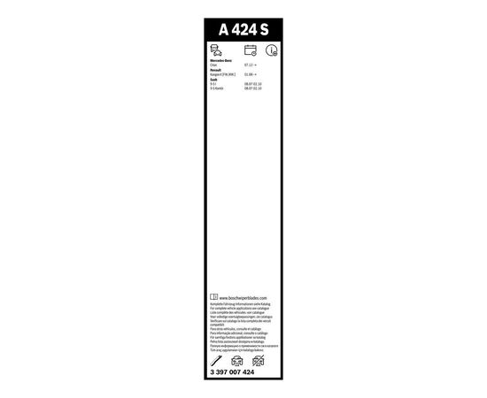 Щетка стеклоочистителя Bosch 3 397 007 424, изображение 5 Щетка стеклоочистителя Bosch 3 397 007 424, изображение 5