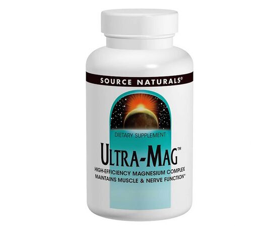 Витаминно-минеральный комплекс Source Naturals Ультра Магний и Витамин В6, 120 таблеток (SNS-00803)