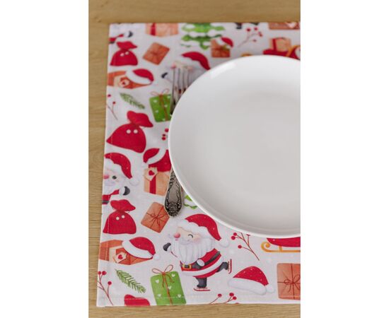 Салфетка на стол Прованс Санта на белом 40х40 см (035752), изображение 5 Салфетка на стол Прованс Санта на белом 40х40 см (035752), изображение 5